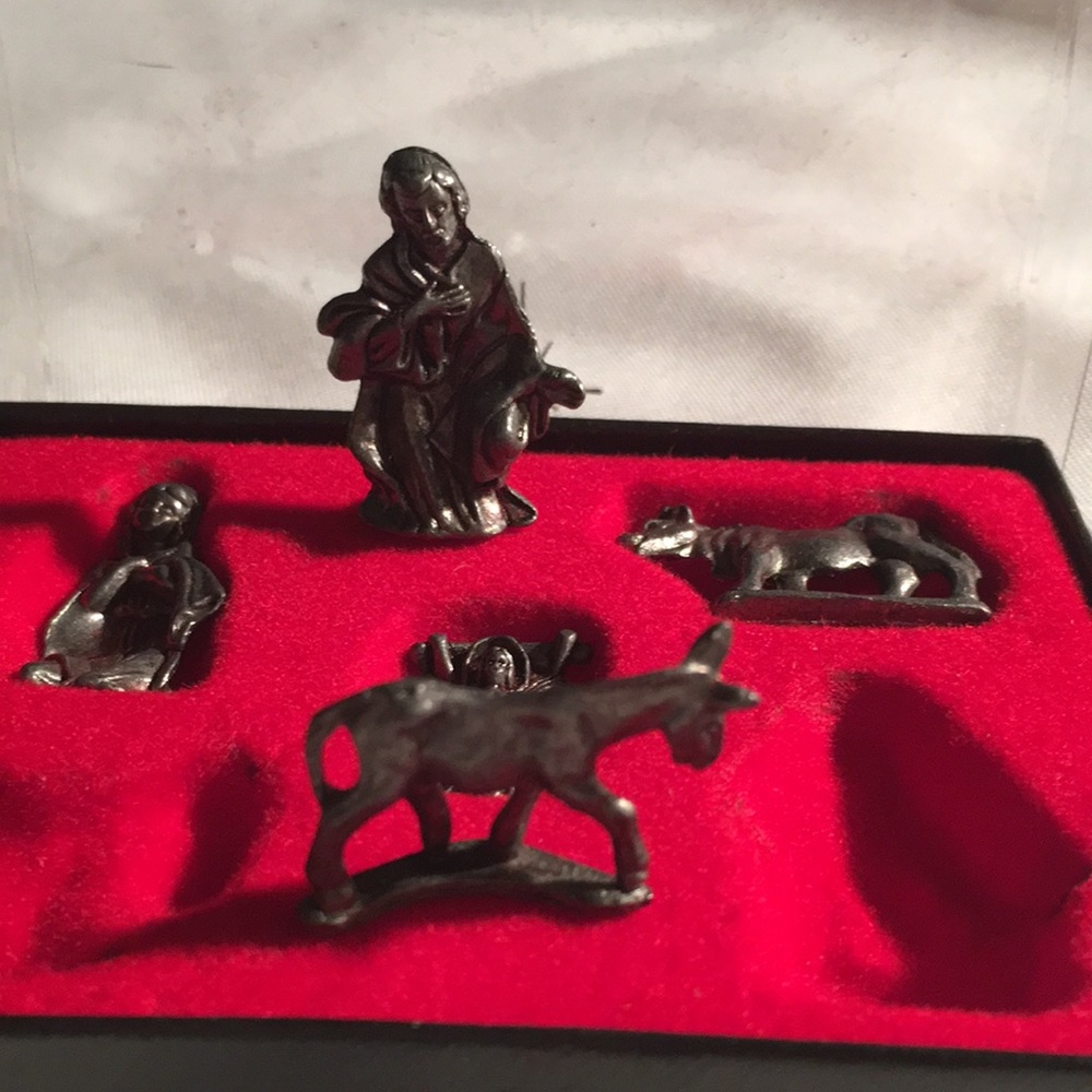 Nativity Pewter Vintage set mini